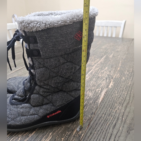 Columbia Minx Mid II Omni-Heat Wool Winter Boots Size 8 Women -Black/Burnt Henna - Picture 9 of 11